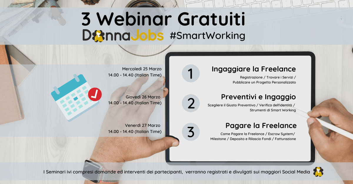 #SmartWorking - Come Creare un Profilo di Successo su DonnaJobs  (Professioniste)
