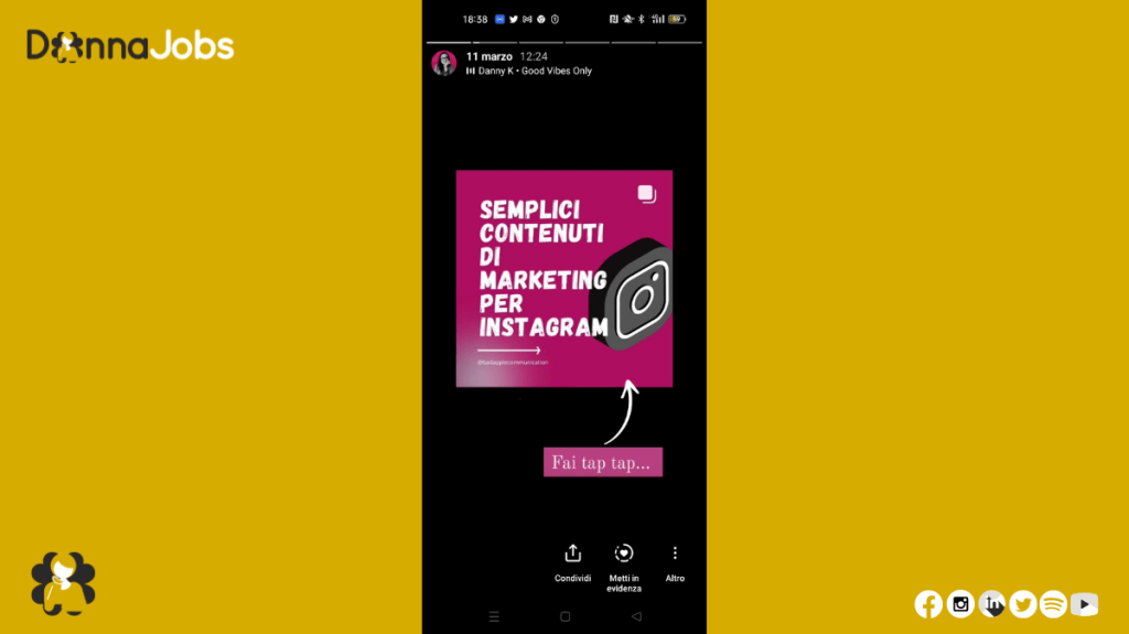 I 10 comandamenti da seguire per creare stories IG di successo